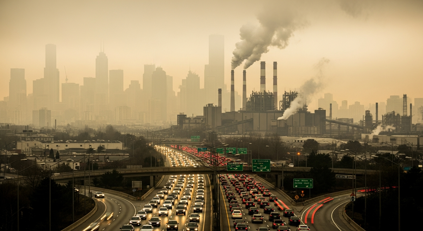 Oro užterštumas sukelia plaučių vėžį