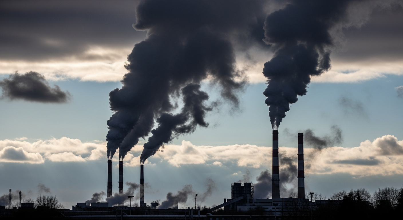 Anglių deginimas ir pramoninė tarša